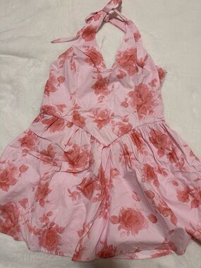 wild fable Pink Floral Halter Sundress